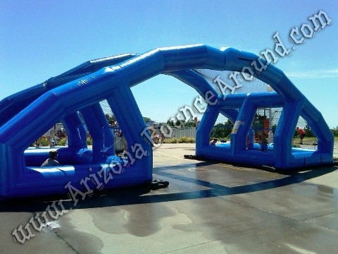 water balloon battle inflatable rental- water wars game